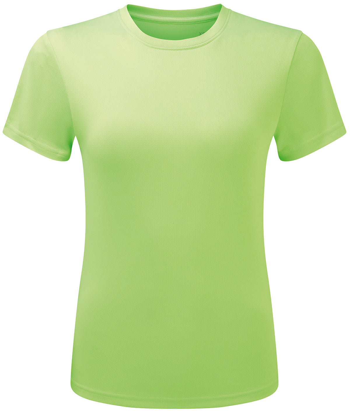 WomenS Cationic Recycled Textured Tee - TR504 - Lightning Green - Customisable T-Shirt