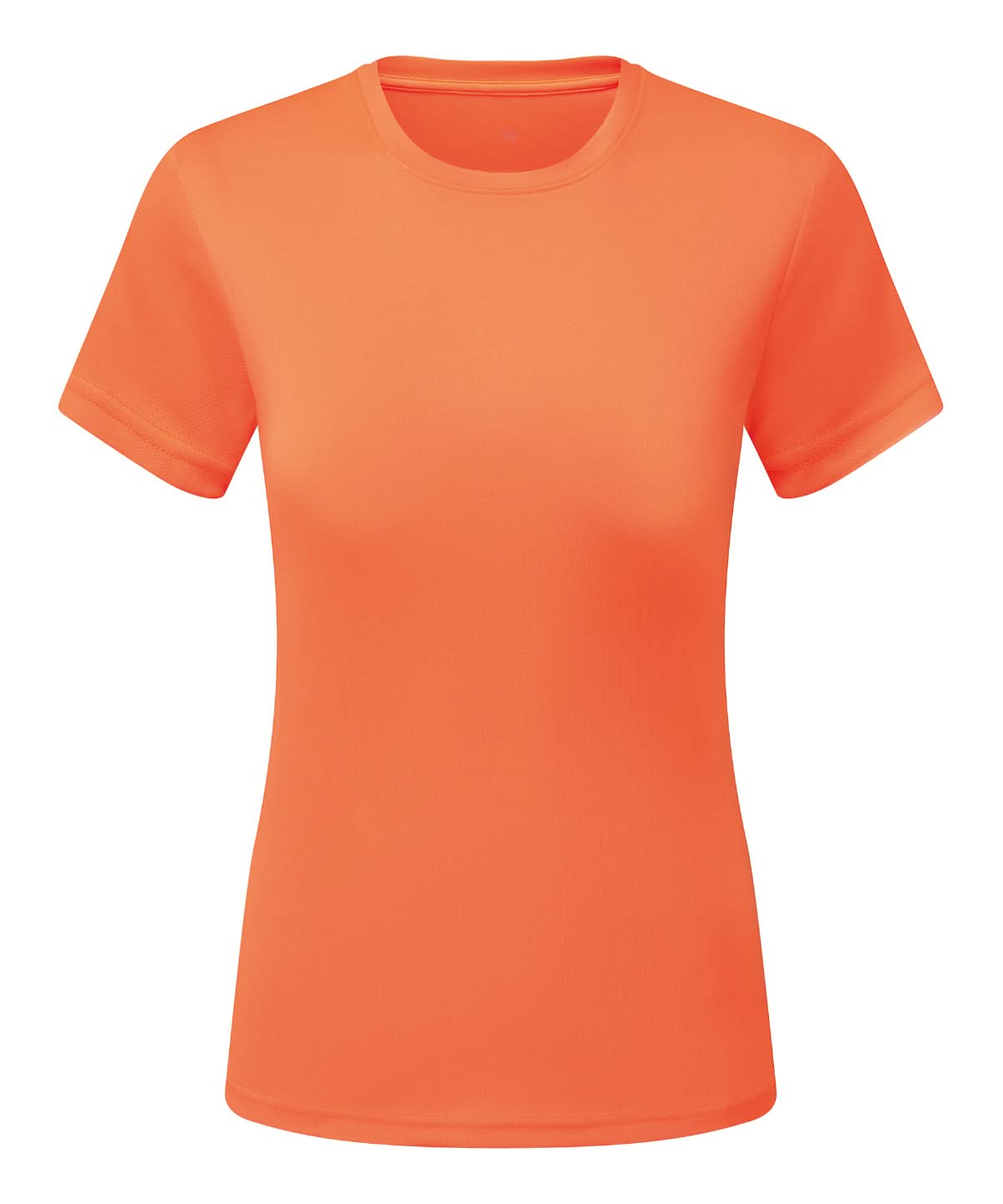 TriDri Tridri WomenS Cationic Recycled Textured Tee TR504 - Lightning Orange - Customisable T-Shirt