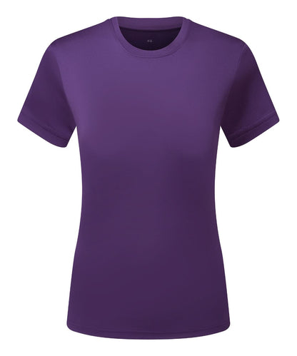 TriDri Tridri WomenS Cationic Recycled Textured Tee TR504 - Bright Purple - Customisable T-Shirt