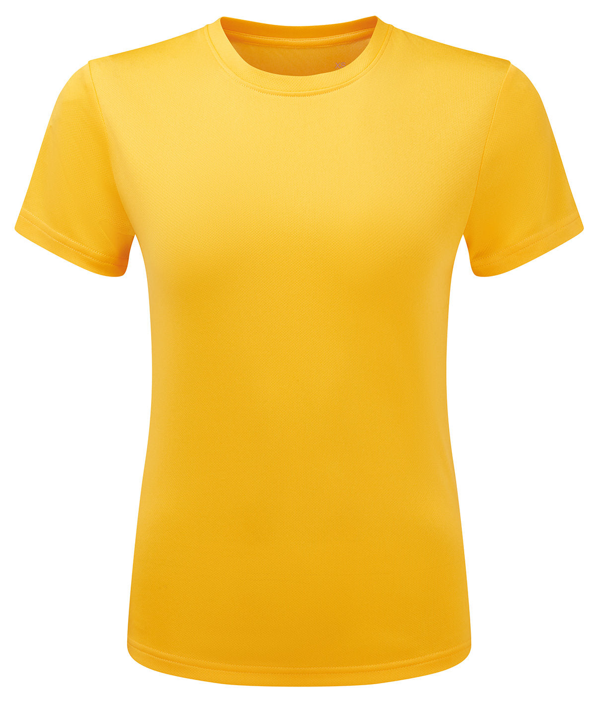 WomenS Cationic Recycled Textured Tee - TR504 - Sun Yellow - Customisable T-Shirt