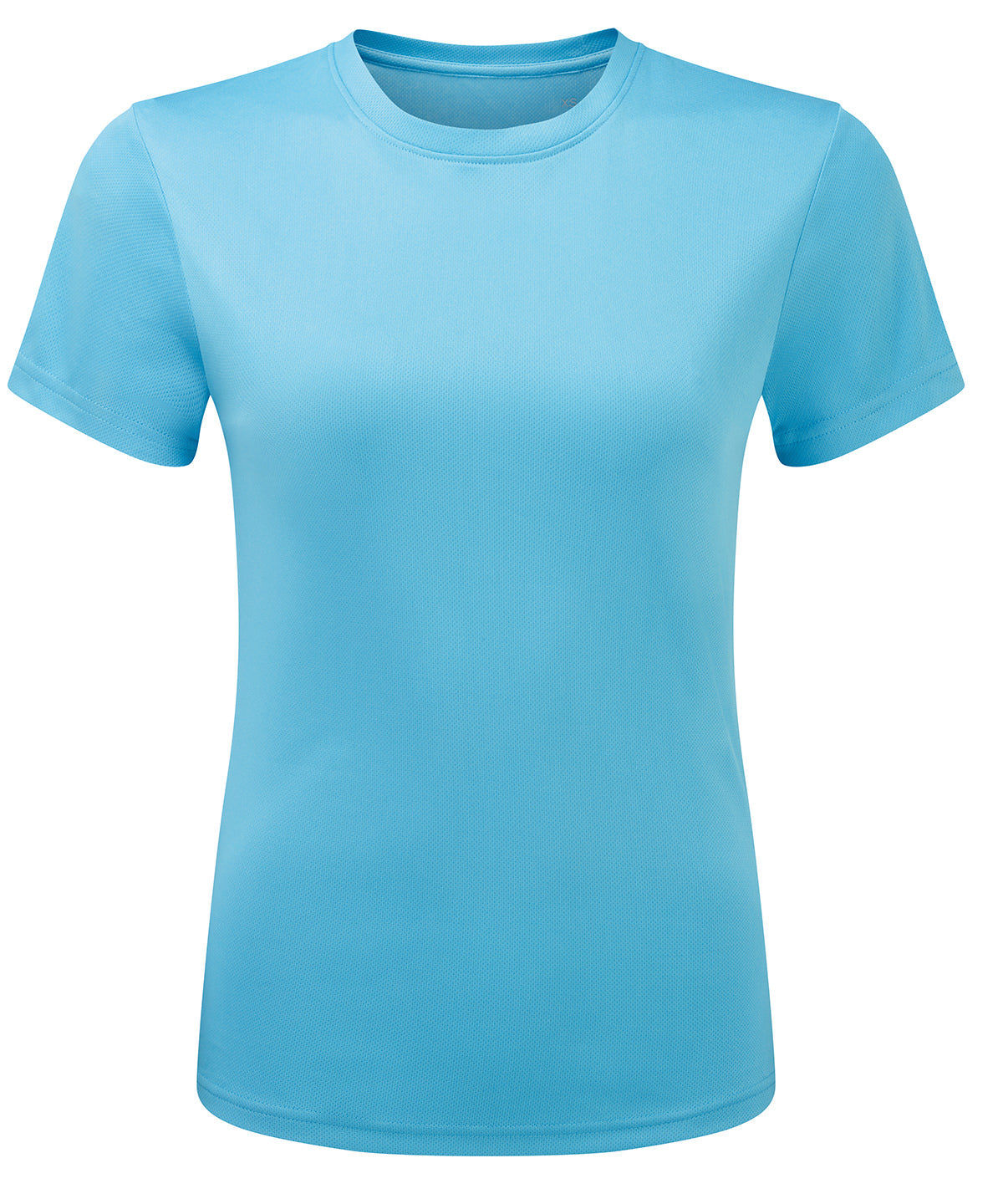 WomenS Cationic Recycled Textured Tee - TR504 - Turquoise - Customisable T-Shirt