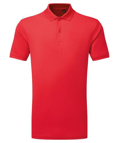 TriDri Tridri Cationic Recycled Textured Polo TR505 - Fire Red - Customisable Polos