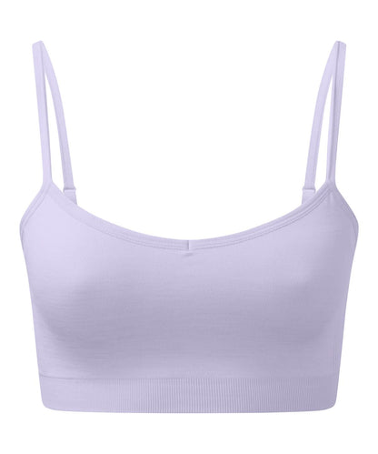 TriDri Tridri WomenS Recycled Seamless 3D Fit Multi Sport Flex Bra TR510 - Lilac Melange - Customisable Bras