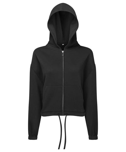 TriDri Tridri WomenS Recycled Drawstring Full Zip Hoodie TR601 - Black - Customisable Hoodies