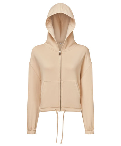 TriDri Tridri WomenS Recycled Drawstring Full Zip Hoodie TR601 - Nude XS - Customisable Hoodies