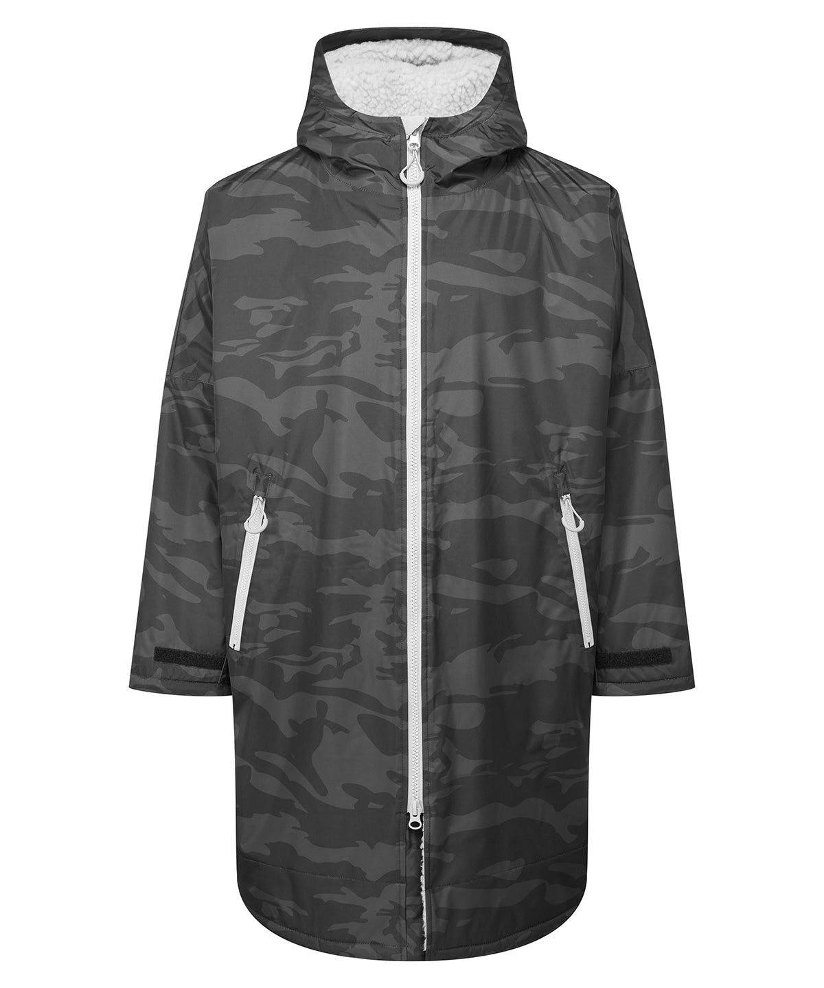 All Seasons Waterproof Changing Robe - TR800 - Black Camo Cool Grey - Customisable Robes
