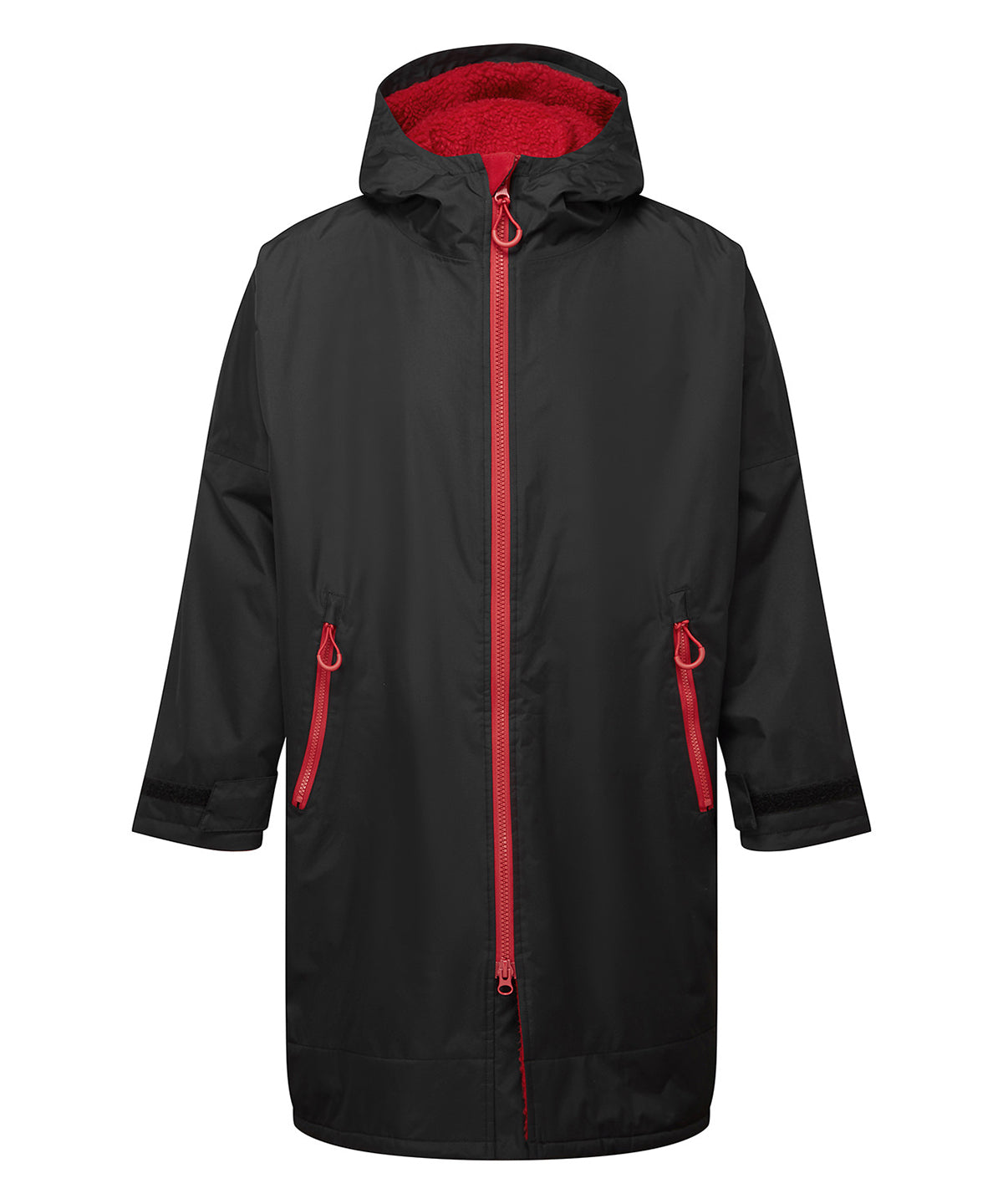 All Seasons Waterproof Changing Robe - TR800 - Black Fire Red - Customisable Robes