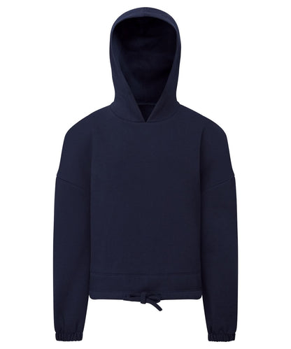 TriDri Tridri Kids Recycled Cropped Oversize Hoodie TR85B - Navy - Customisable Hoodies