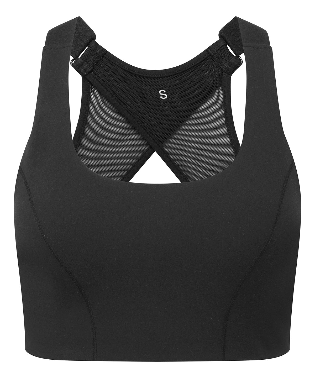 Tridri® recycled high impact sports bra - TR924 - Black - Customisable Bras