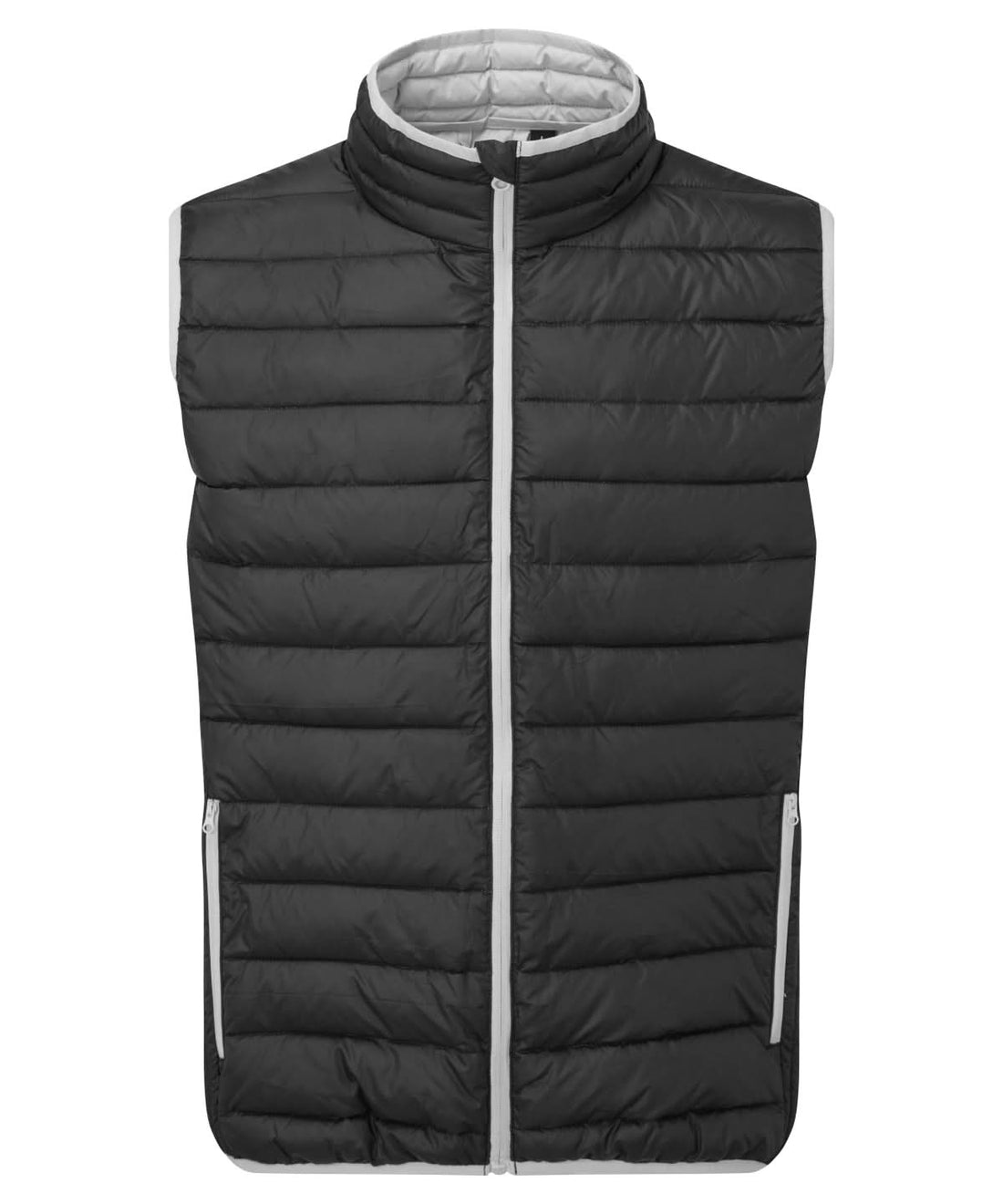 Traverse padded gilet - TS040 - Black Light Grey - Customisable Bodywarmers