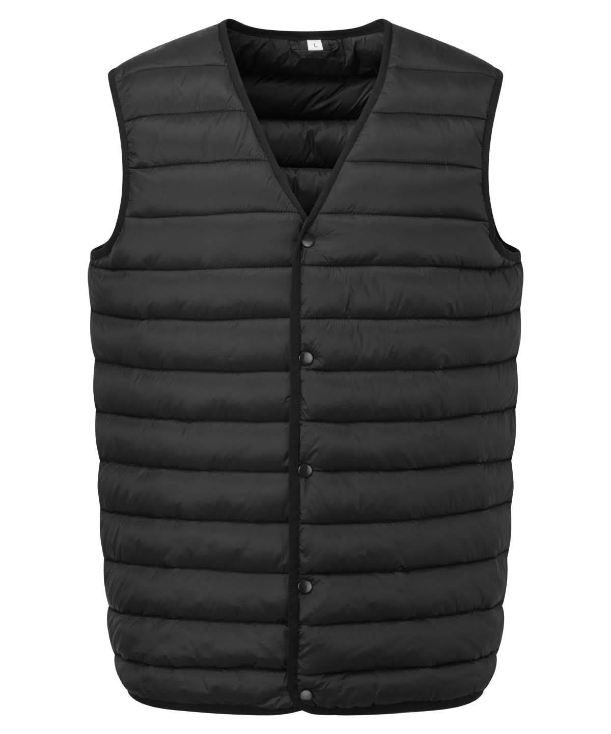 2786 Padded gilet vest TS042 - Black - Customisable Bodywarmers
