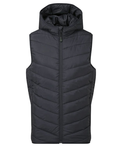 2786 Taurus recycled padded bodywarmer TS047 - Black - Customisable Bodywarmers