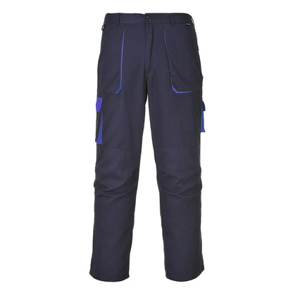 Texo Contrast Trousers Tx11 - Navy - Customisable Work Trousers