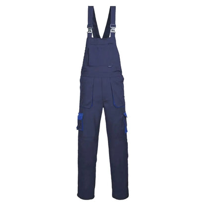Texo Contrast Bib And Brace Tx12 - Navy - Customisable Bib &amp; Braces