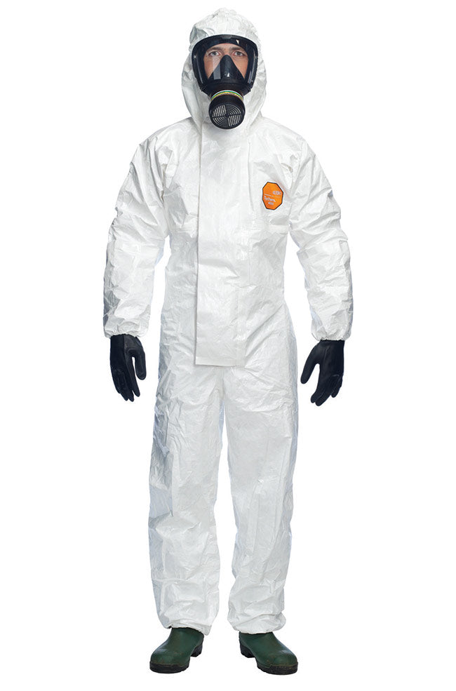 Tychem4000 Tychemæ S Chz Hooded Disposable Coverall Ty4000 Bs - White - Customisable Coveralls