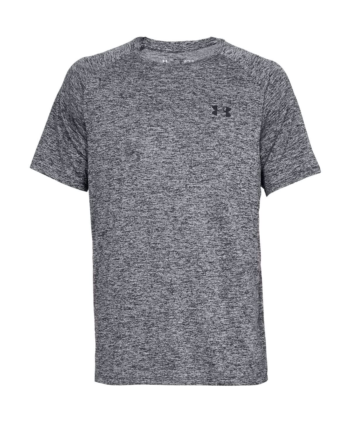 Under Armour Tech Short Sleeve UA005 - Black Black - Customisable T-Shirt