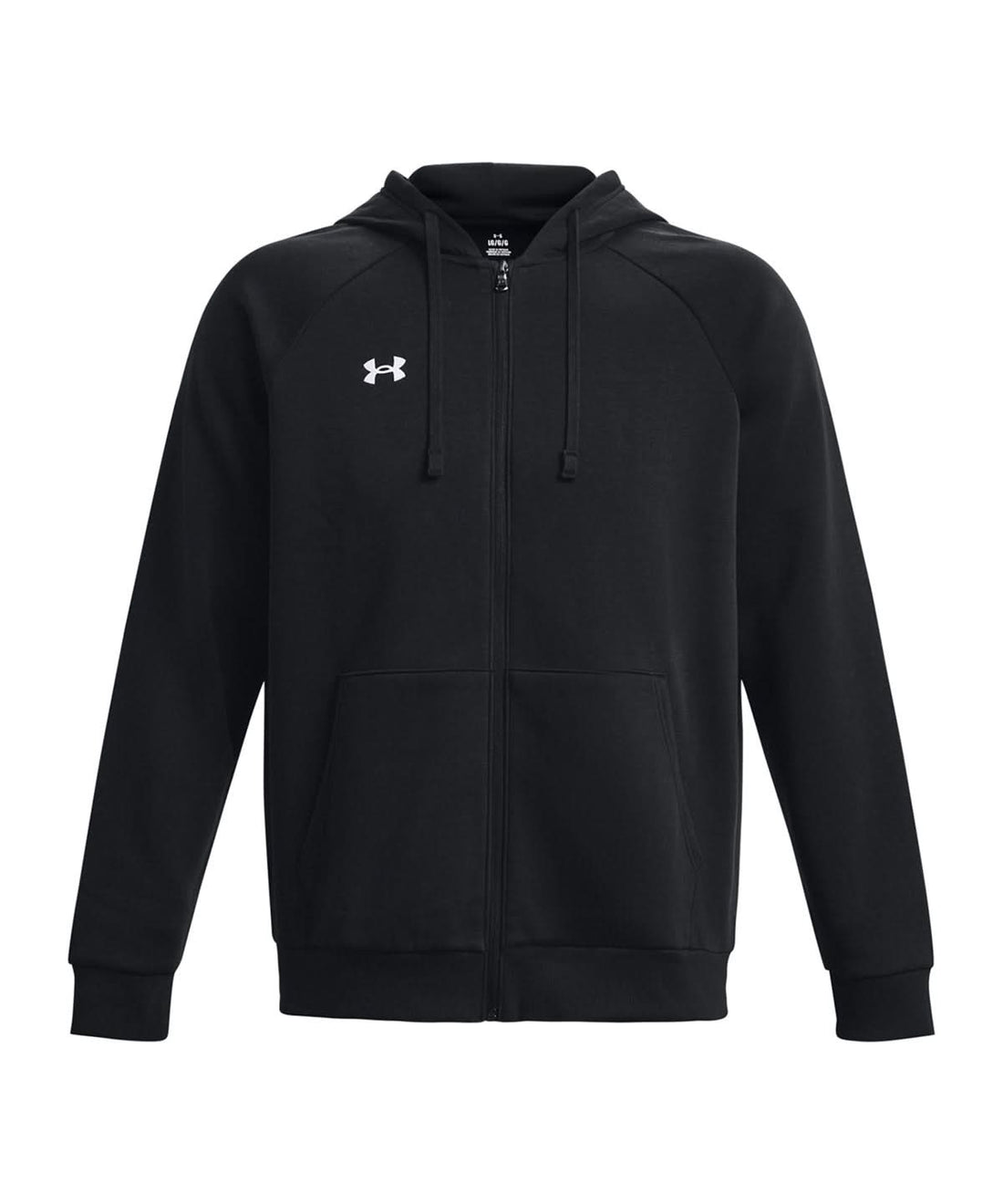 Under Armour Rival Fleece Full Zip Hoodie UA041 - Black - Customisable Hoodies