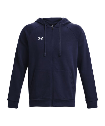 Under Armour Rival Fleece Full Zip Hoodie UA041 - Midnight Navy - Customisable Hoodies
