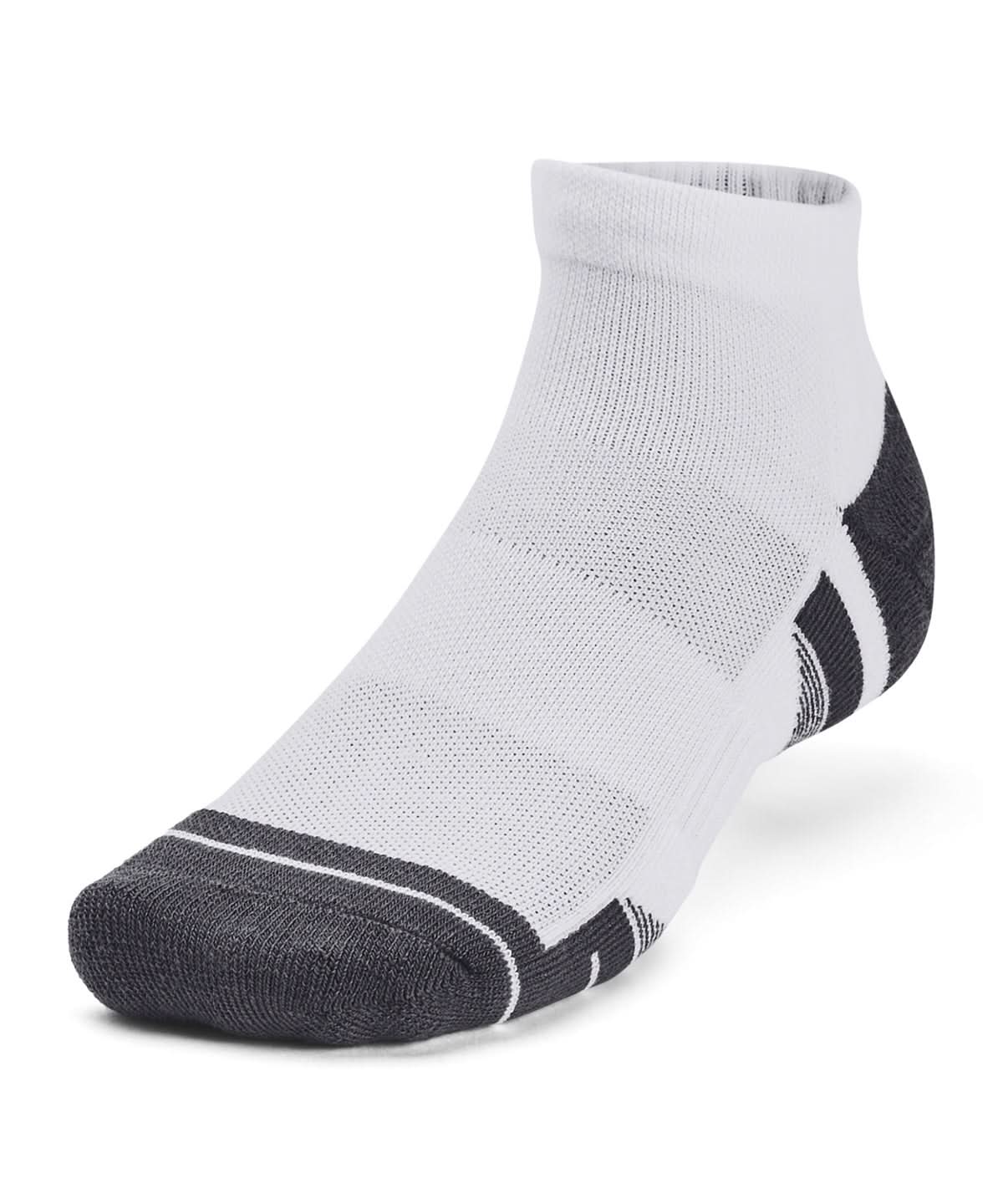 Under Armour Performance Tech 3 Pack Low Cut Socks UA045 - White - Customisable Socks