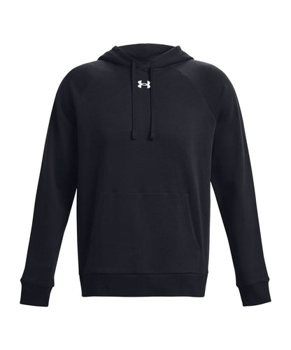 Under Armour Rival Fleece Hoodie UA048 - Black White - Customisable Hoodies
