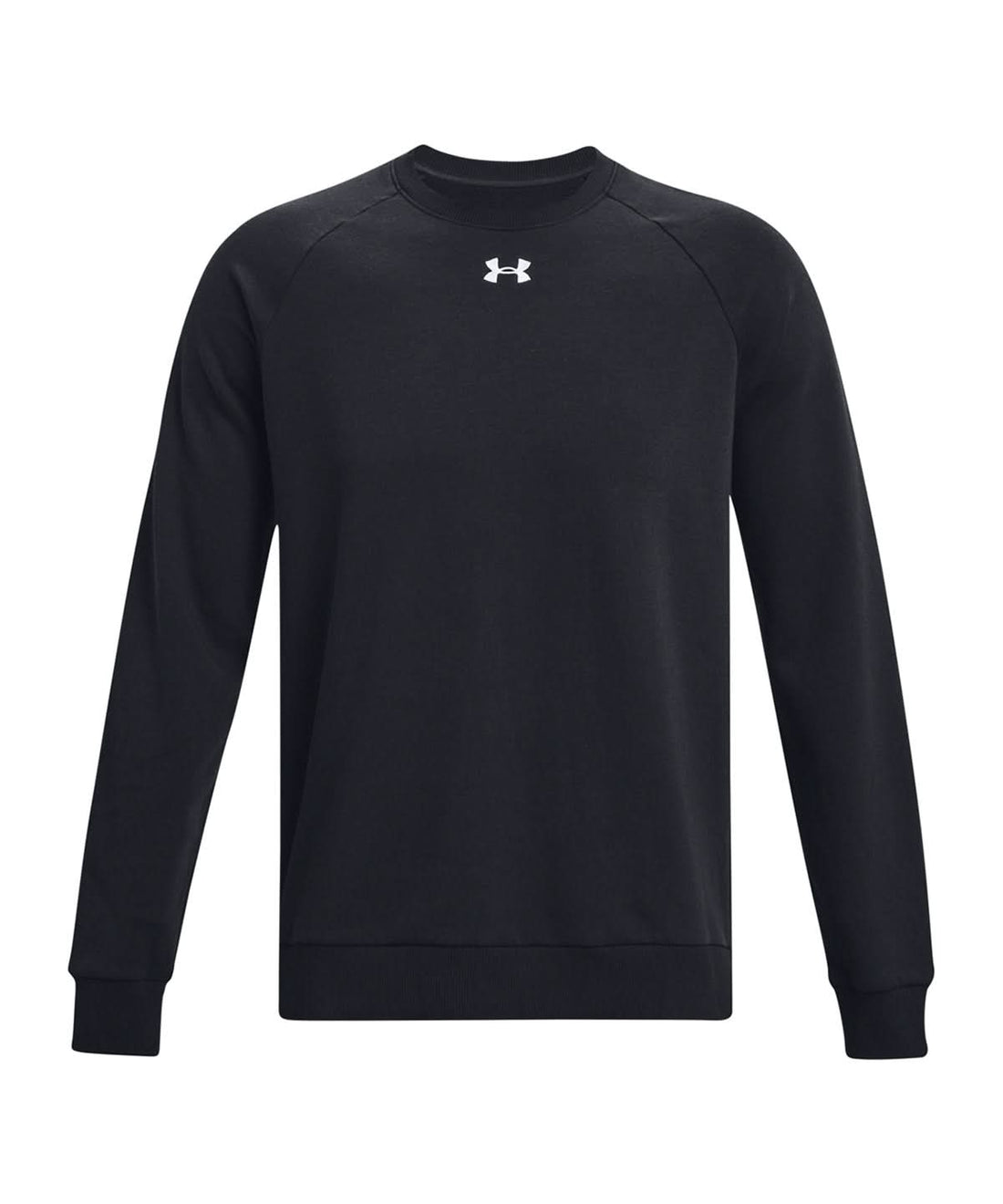 Under Armour Rival Fleece Crew UA059 - Black White - Customisable Sweatshirts