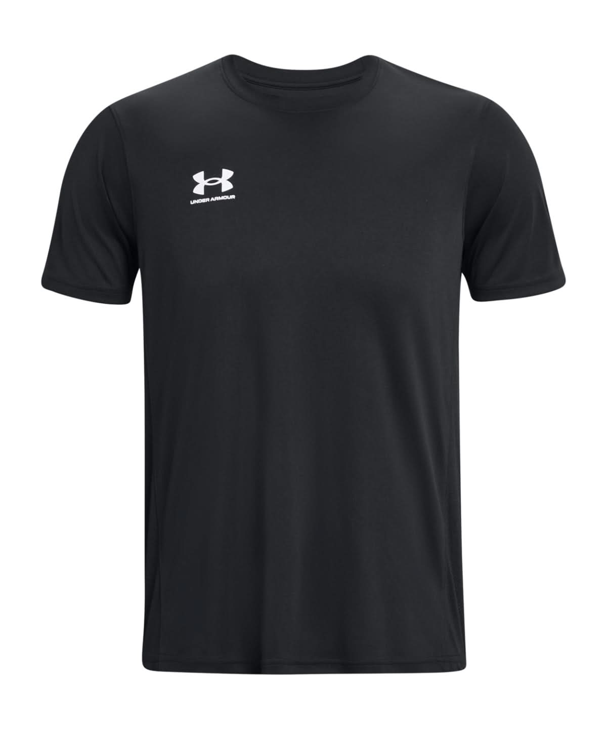 Under Armour MenS Challenger Training Short Sleeve UA061 - Black White - Customisable T-Shirt