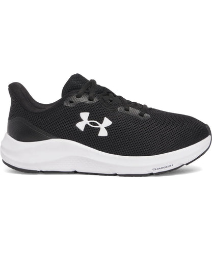 Under Armour Charged Pursuit 4 Trainers UA065 - Black White - Customisable Trainers