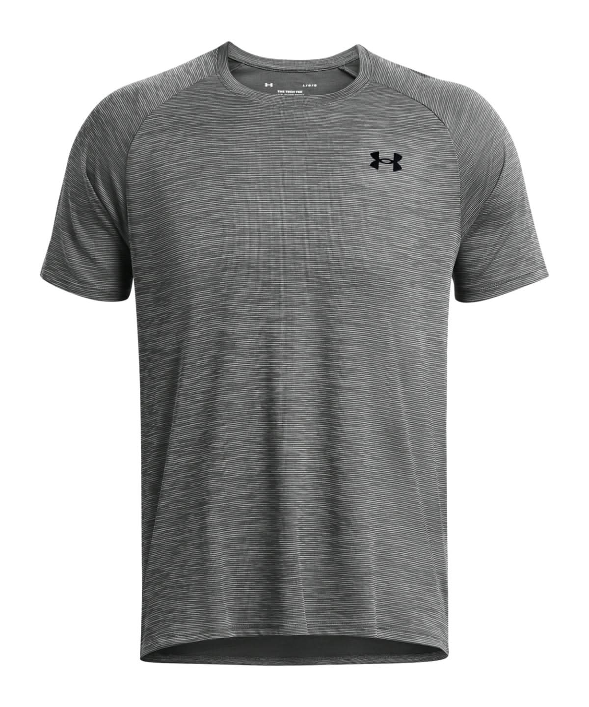 Under Armour Tech Textured T Shirt UA067 - Castle Rock Grey - Customisable T-Shirt