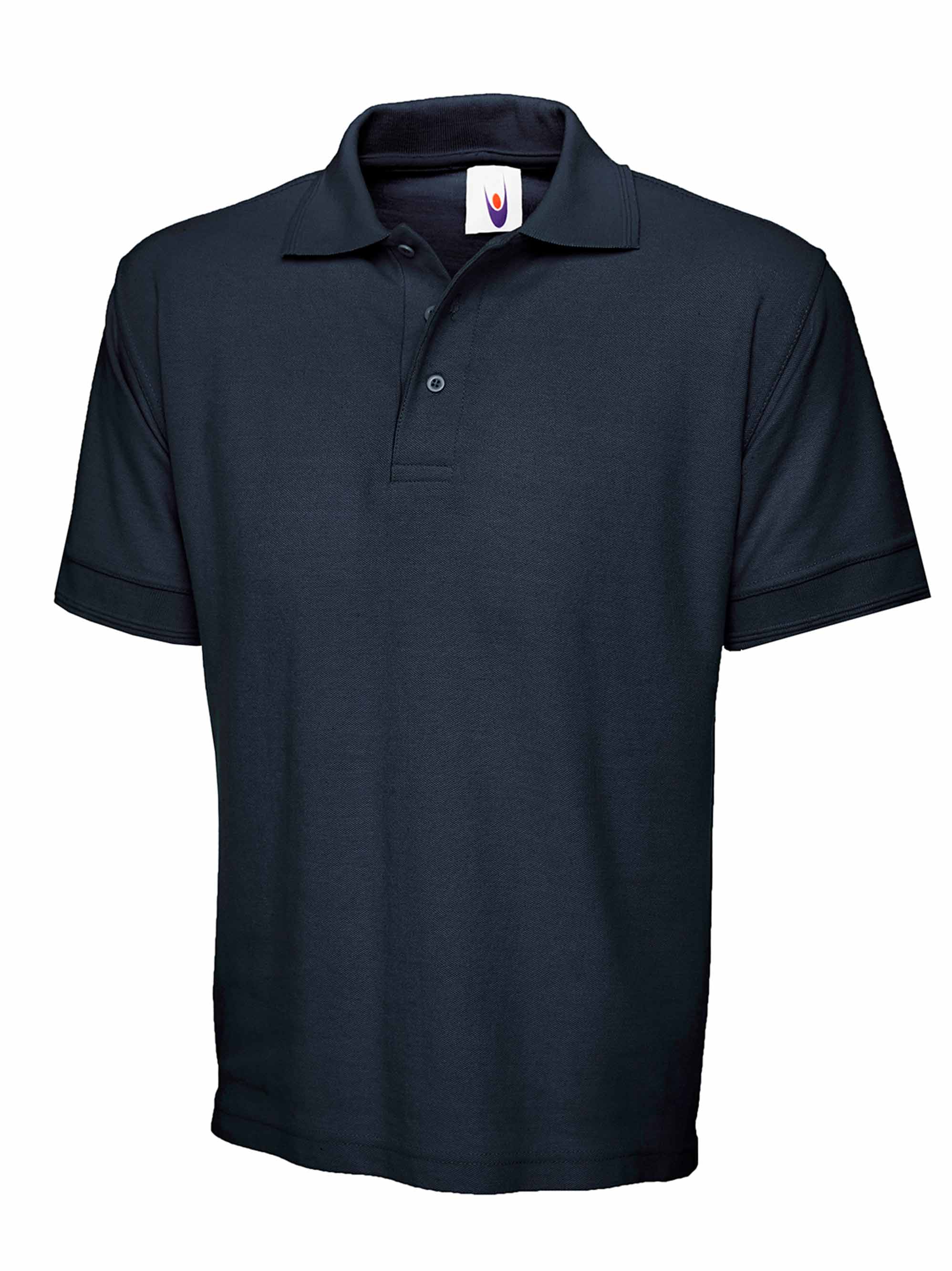 Heavyweight Cotton Poloshirt - UC104 - Navy - Customisable Polos