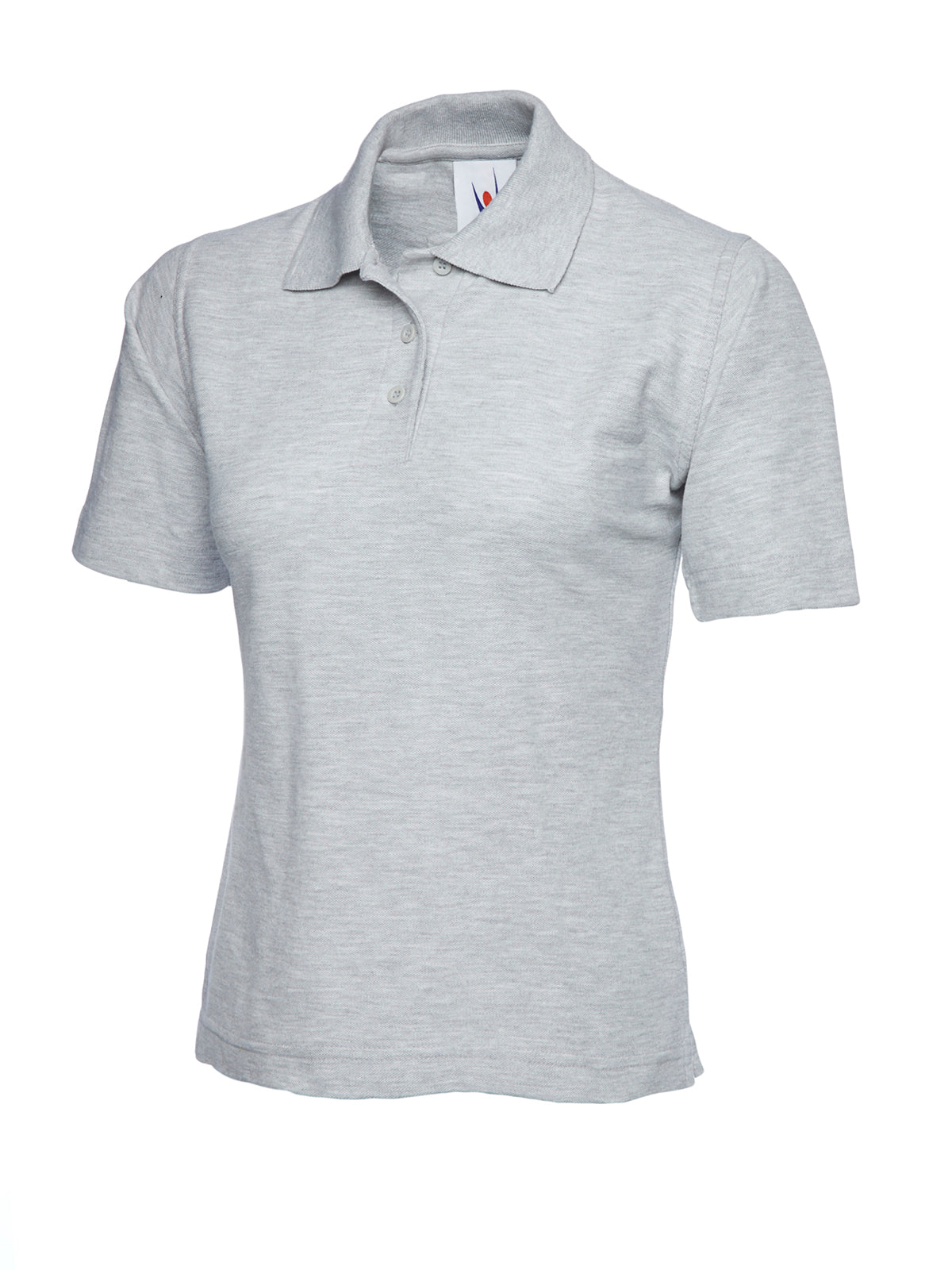 Ladies Classic Poloshirt - UC106 - Heather Grey - Customisable POLOSHIRT
