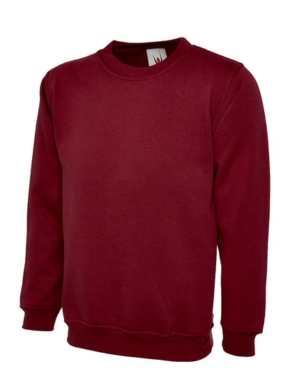 Heavyweight Sweatshirt - UC201 - Maroon - Customisable Sweatshirts