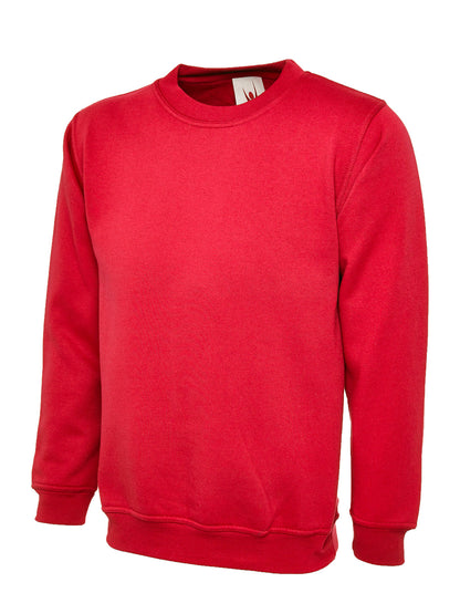 Childrens Classic Sweatshirt - UC202 - Red - Customisable Sweatshirts