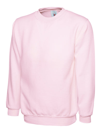 Classic Sweatshirt - UC203 - Pink - Customisable Sweatshirts