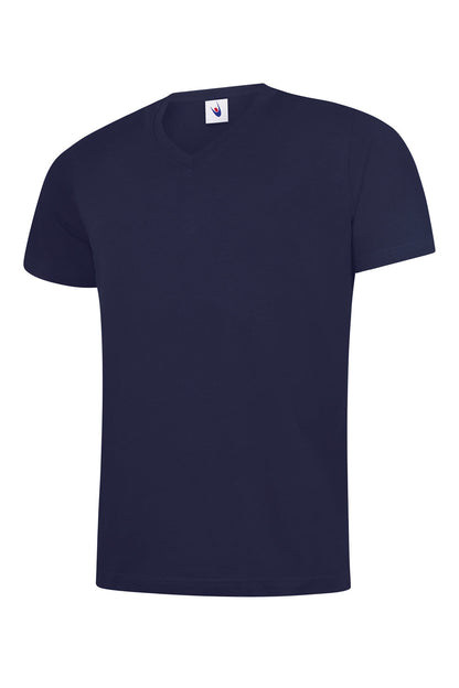 Classic V Neck T-shirt - UC317 - Navy - Customisable T-Shirt