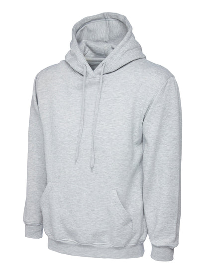 Heavyweight Hooded Sweatshirt - UC501 - Heather Grey - Customisable Sweatshirts