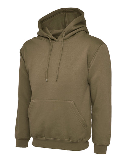 Classic Hooded Sweatshirt - UC502 - Military Green - Customisable Sweatshirts