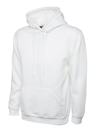 Classic Hooded Sweatshirt - UC502 - White - Customisable Sweatshirts