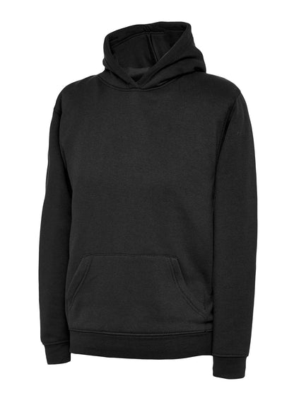 Childrens Classic Hooded Sweatshirt - UC503 - Black - Customisable Sweatshirts