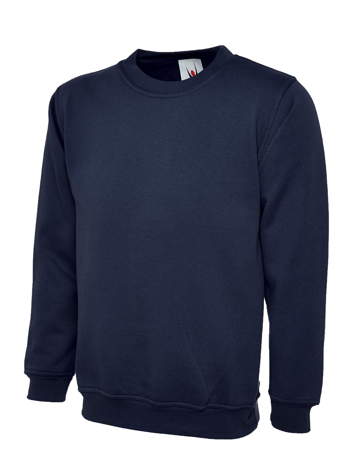 Ladies Deluxe Crew Neck Sweatshirt - UC211 - Navy - Customisable Sweatshirts