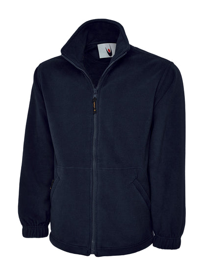 Heavyweight Full Zip Fleece Jacket - UC601 - Navy - Customisable Jacket