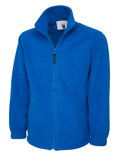 Heavyweight Full Zip Fleece Jacket - UC601 - Royal - Customisable Jacket