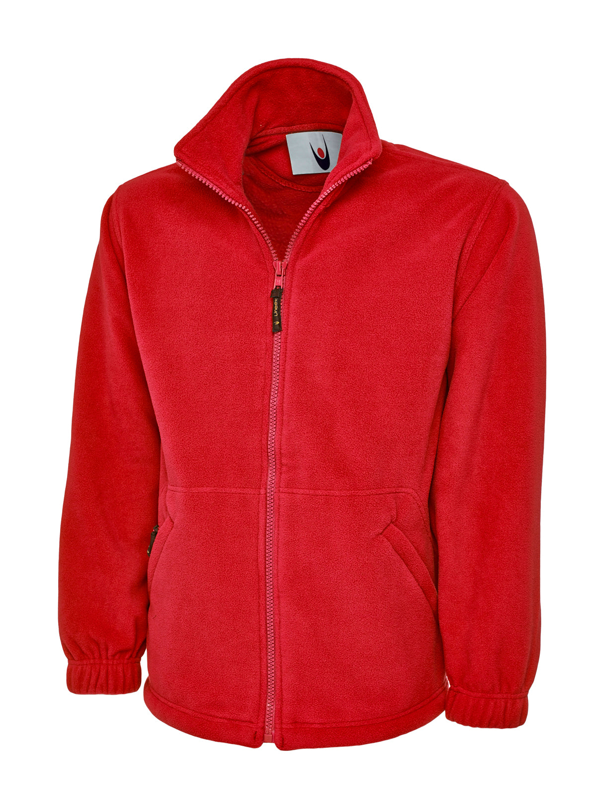 Classic Full Zip Fleece Jacket - UC604 - Red - Customisable Jacket