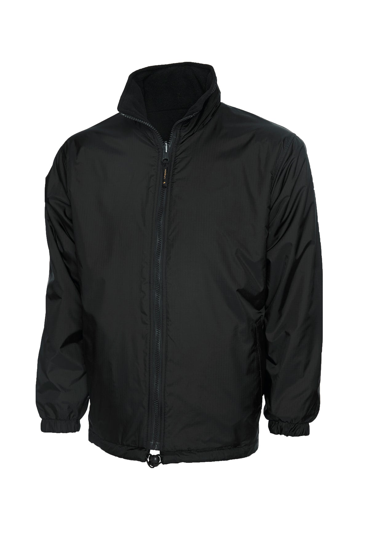Classic Reversible Fleece Jacket - UC605 - Black - Customisable Jacket