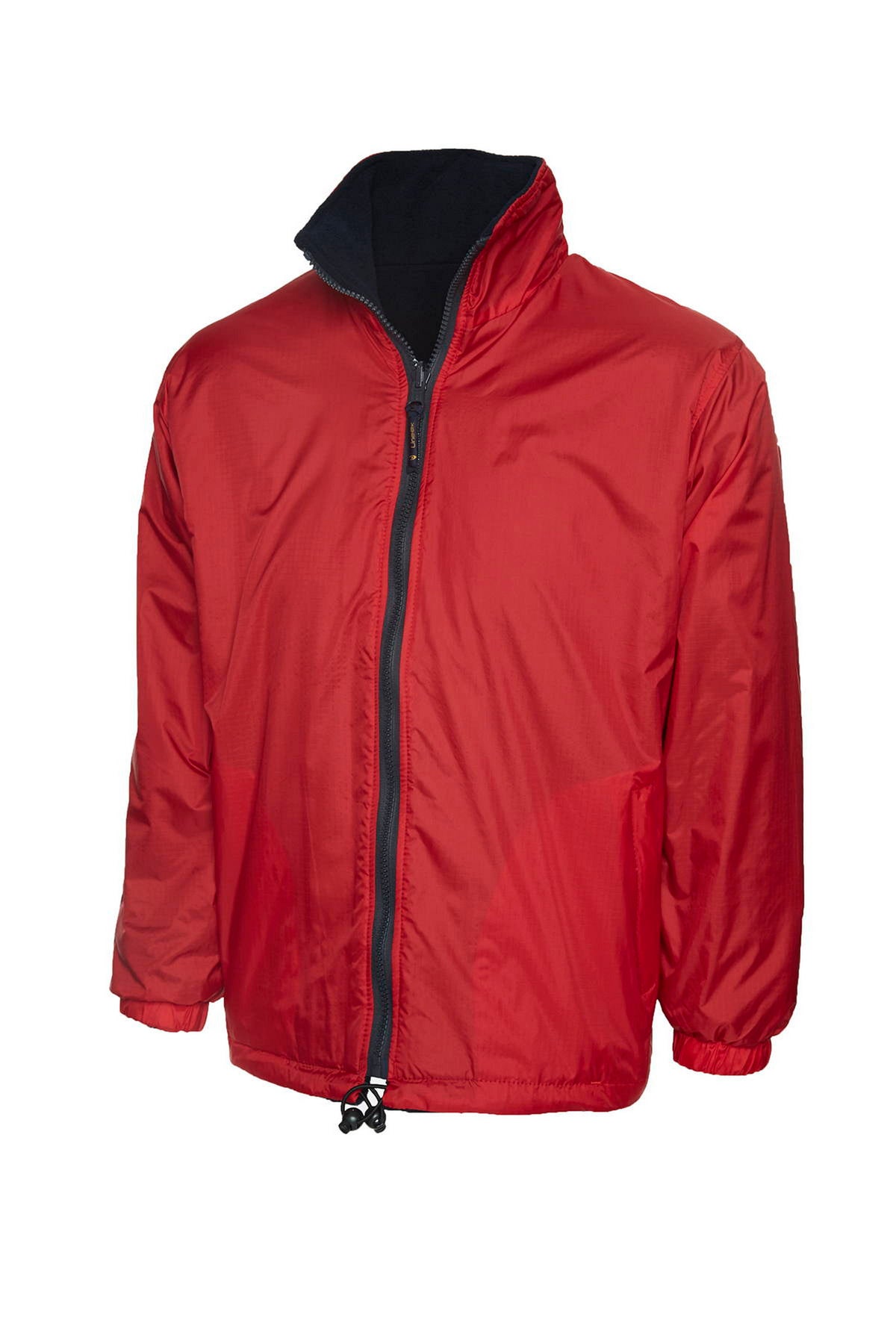 Classic Reversible Fleece Jacket - UC605 - Red - Customisable Jacket