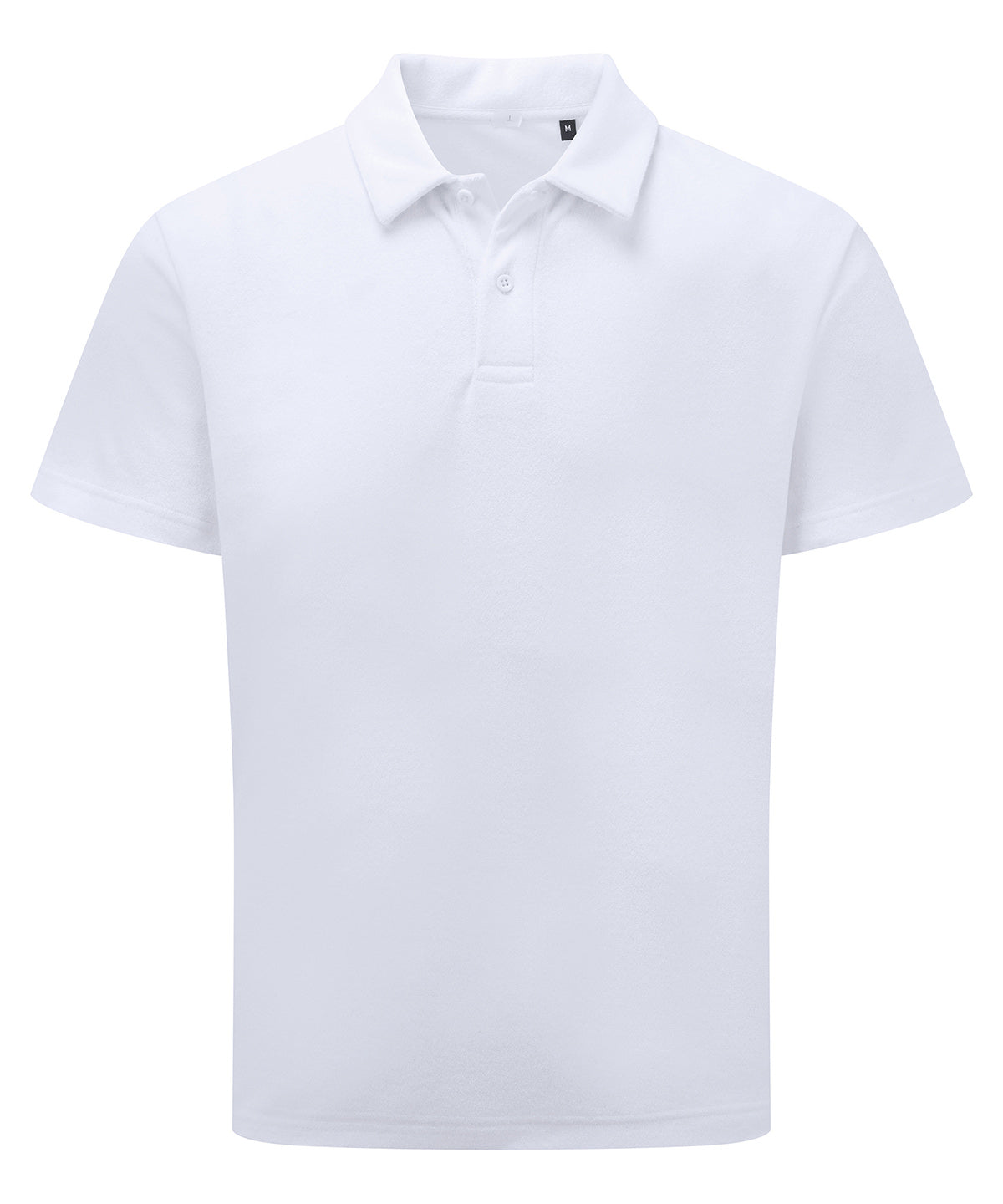 Men’s Terry polo - WB410 - White - Customisable Polos