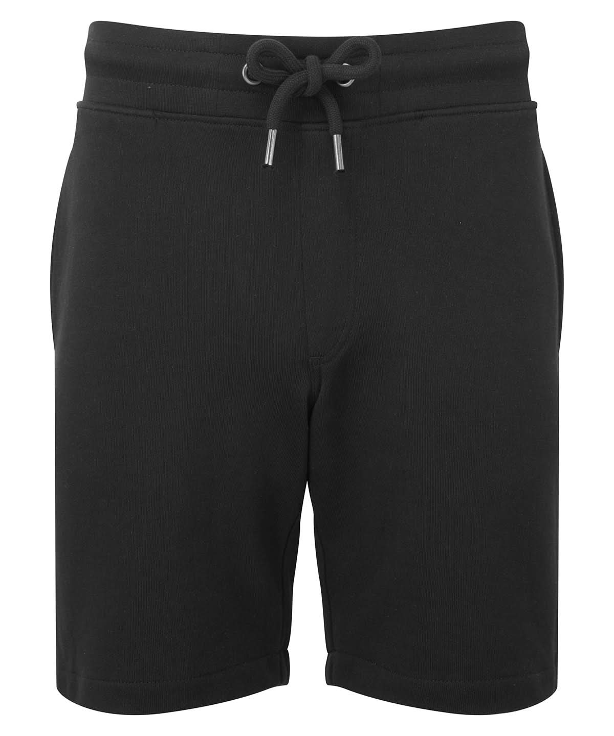 Wombat Mens Recycled Jersey Shorts WB901 - Black - Customisable Shorts