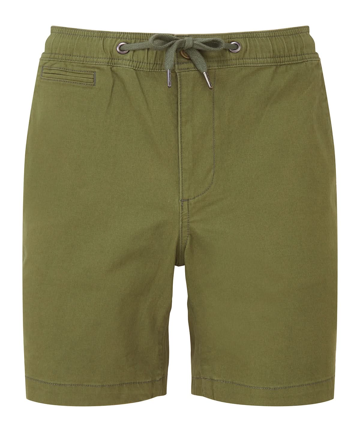 Wombat Mens drawstring Chino Shorts WB902 - Olive - Customisable Shorts
