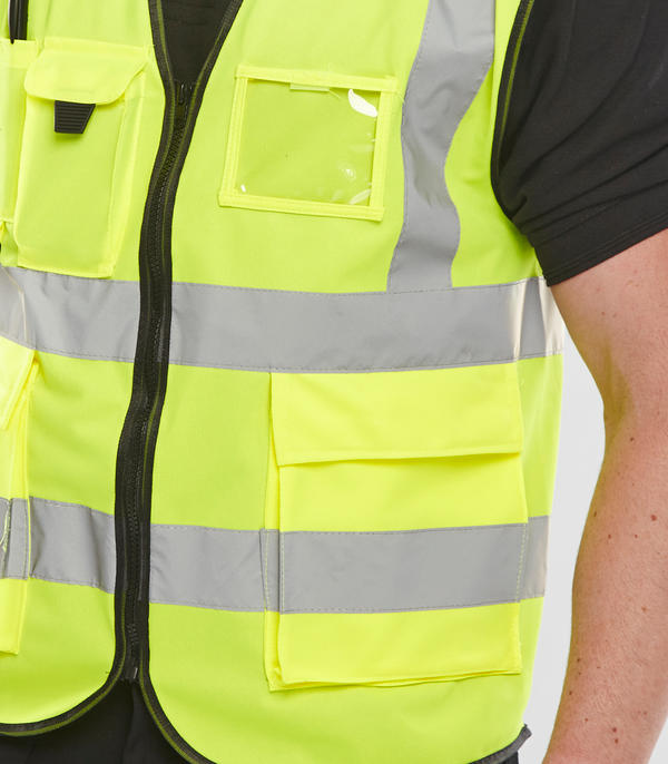 Hi Vis Executive Id Vest - WCENGEXEC - - Customisable Hi-Vis Vest