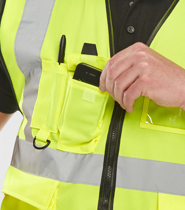 Hi Vis Executive Id Vest - WCENGEXEC - - Customisable Hi-Vis Vest