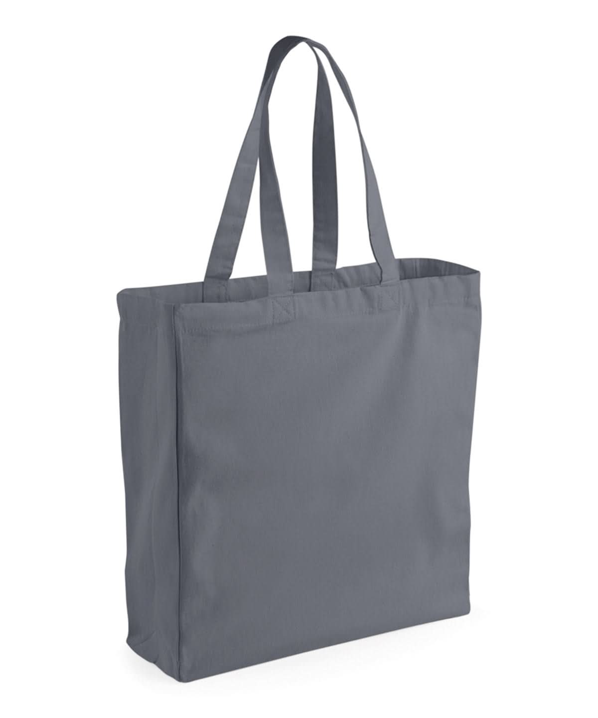 Westford Mill Canvas Classic Shopper WM108 - Graphite Grey One size - Customisable Bags